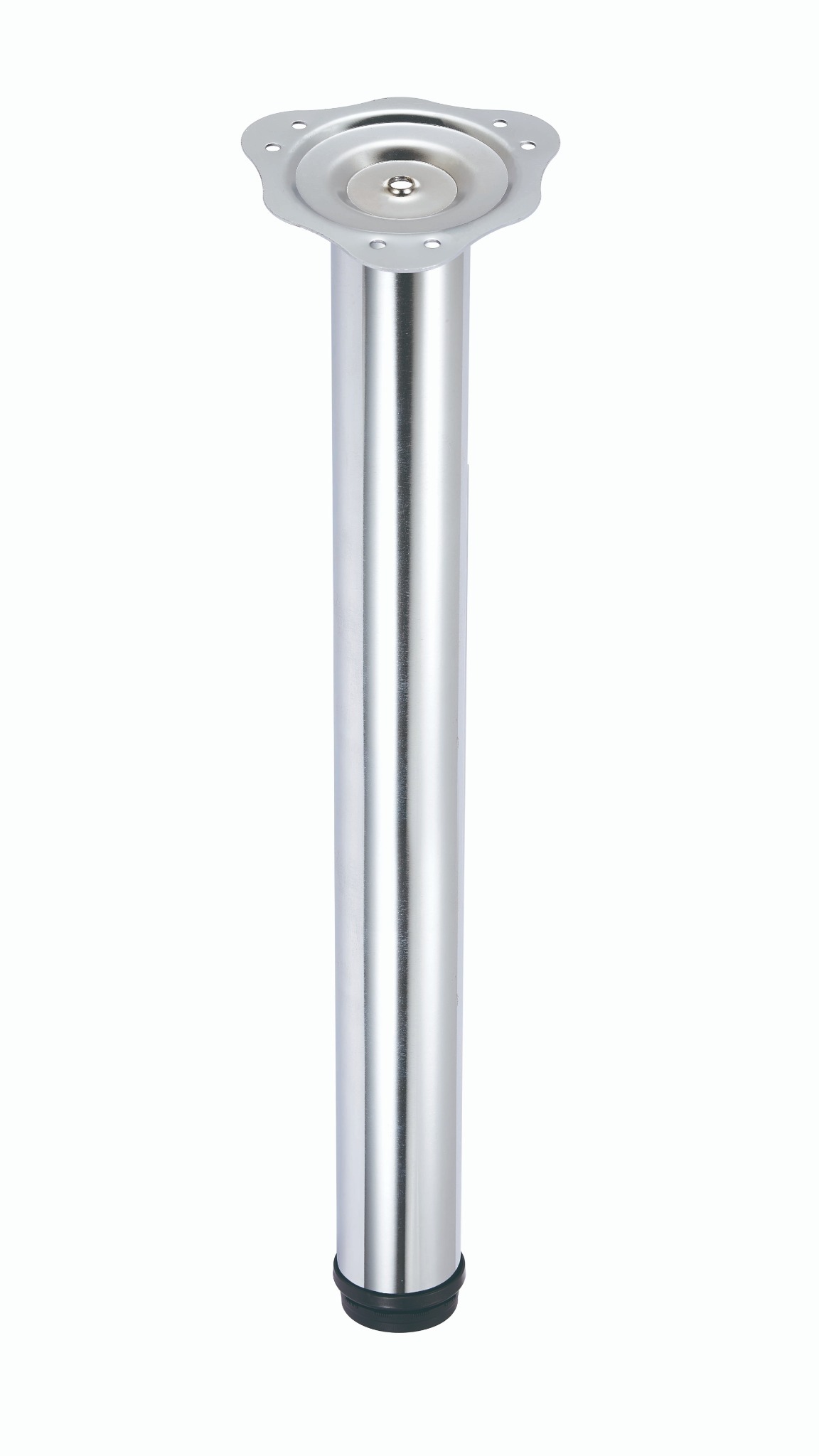 Steel table leg - round plate